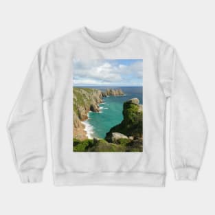 Logan Rock, Porthcurno, Cornwall Crewneck Sweatshirt